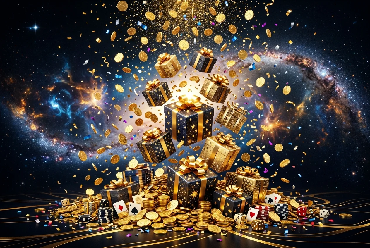 Promo code chips 24PACK2, 24PACK3 and 24PACK4 on the deposit bonus cards
